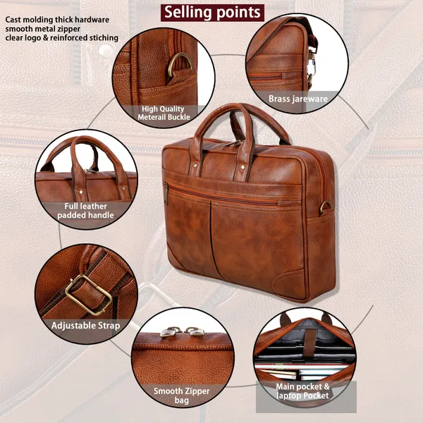 Tan_PU_Leather_Finish_Laptop__Messenger_Bag