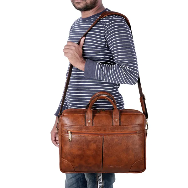 Tan_PU_Leather_Finish_Laptop__Messenger_Bag
