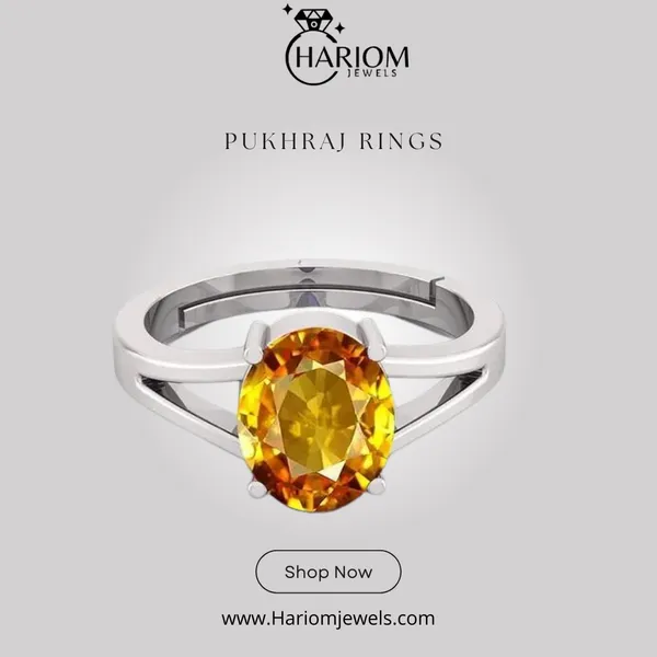 Pukhraj_Stone__Created_Yellow_Sapphire_Gemstone_Adjustable_Women_&_Man_Ring