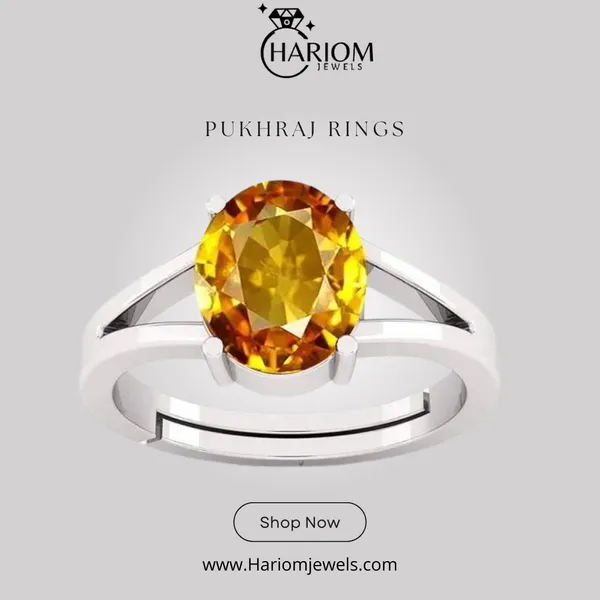 Pukhraj_Stone__Created_Yellow_Sapphire_Gemstone_Adjustable_Women_&_Man_Ring
