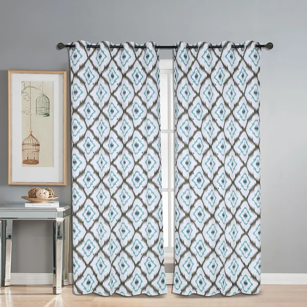 Pack_of_2_Cotton_Blue_3_Ikat_Printed_Eyelet_Curtain_Set_for_Window_and_Door