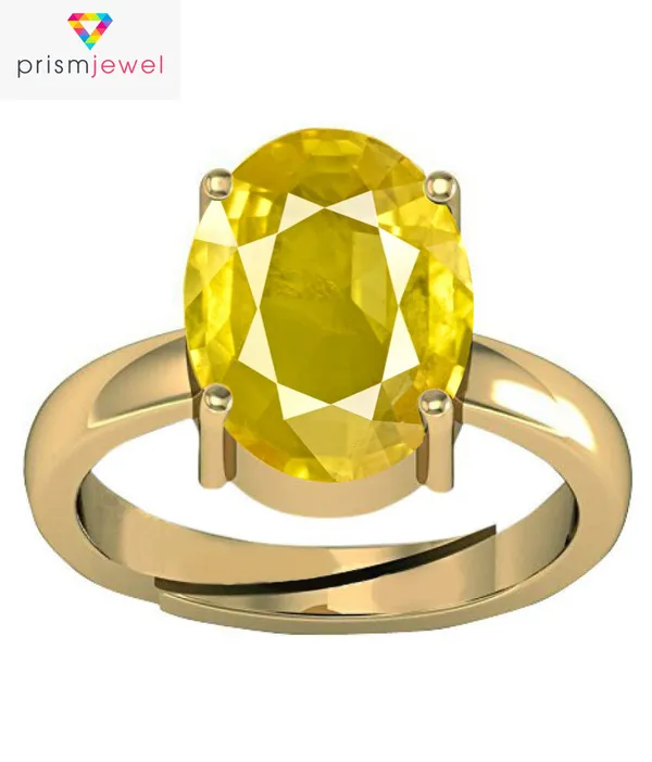 Prism Jewel 7.25 Ratti Yellow Sapphire Pukhraj Natural Loose Gemstone Price in India Buy Prism Jewel 7.25 Ratti Yellow Sapphire Pukhraj