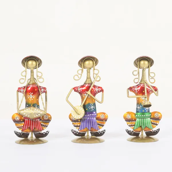 Set_Of_3_Handmade_Metal_Iron_Sitting_Musician_Playing_Musical_Instrument_Idol_Showpiece_For_Home_Decor_(Multicolor)