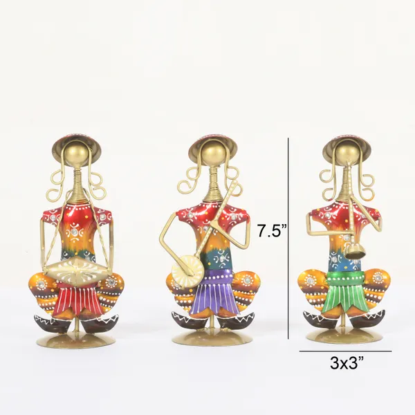 Set_Of_3_Handmade_Metal_Iron_Sitting_Musician_Playing_Musical_Instrument_Idol_Showpiece_For_Home_Decor_(Multicolor)