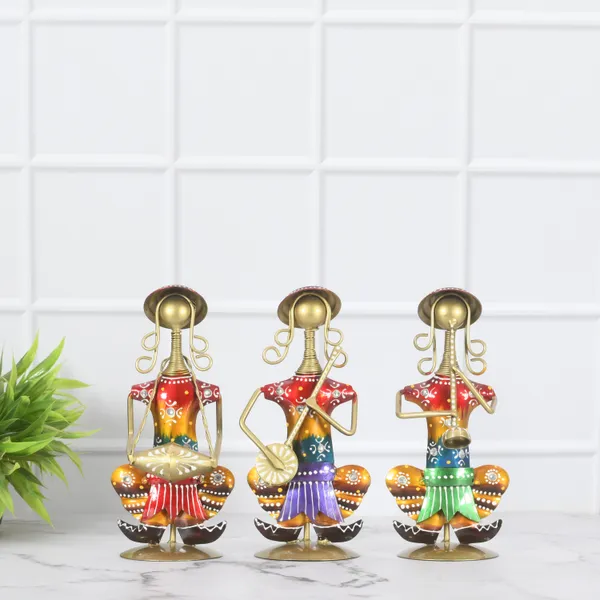 Set_Of_3_Handmade_Metal_Iron_Sitting_Musician_Playing_Musical_Instrument_Idol_Showpiece_For_Home_Decor_(Multicolor)