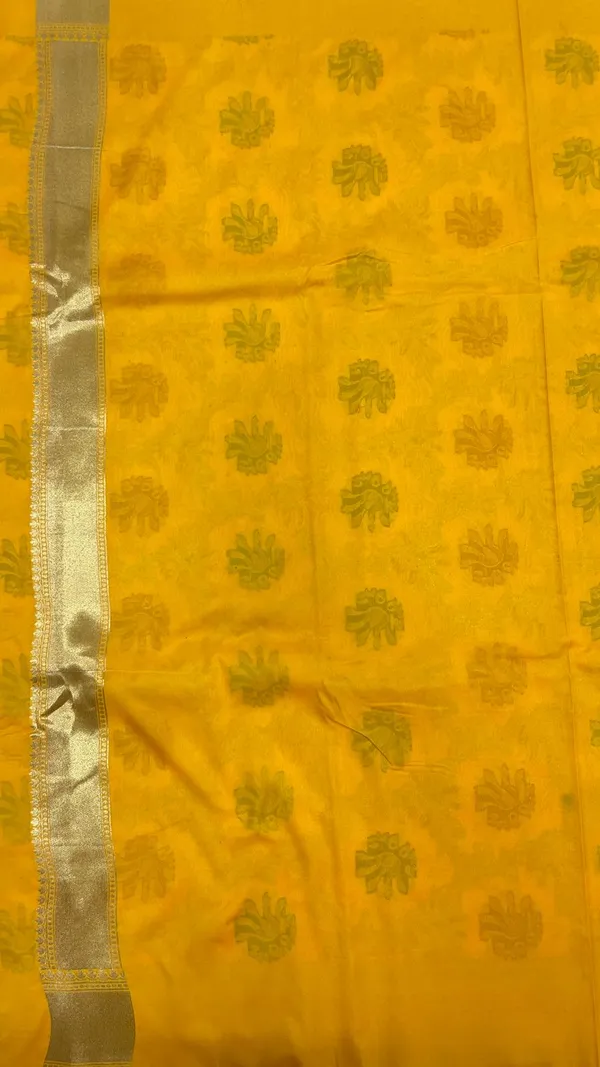Humairah_Presents_Gold_Katan_Silk_Floral_Minakari_Boota_Golden_Zari_Jaal_with_Banarasi_Zari_Border_and_Gold_Blouse