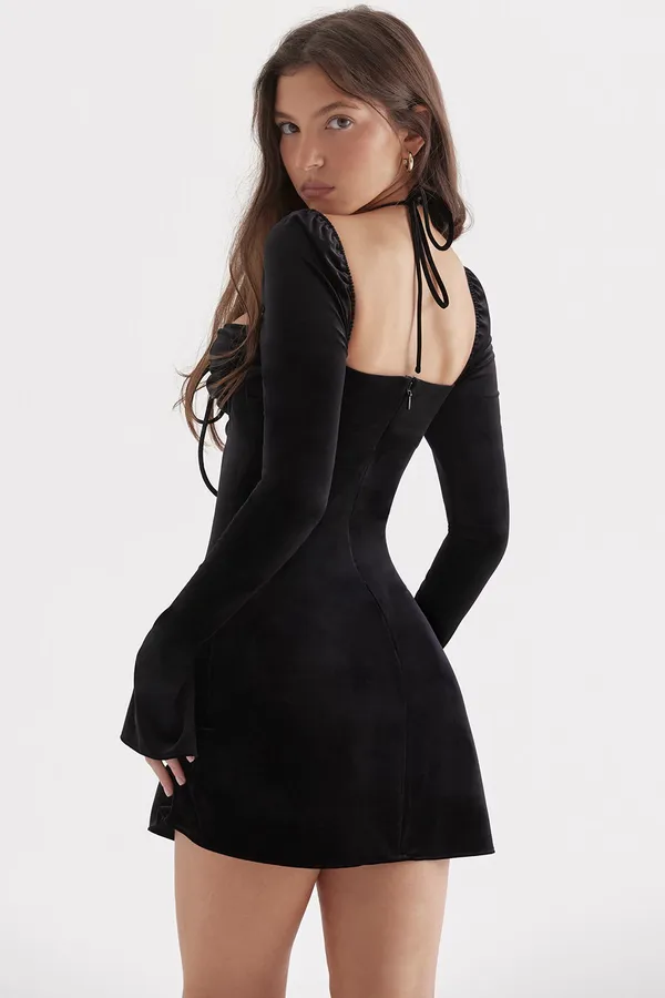 Premium_Party_Girl_Halter_Mini_Hot_Sexy_Western_Wear_Dress