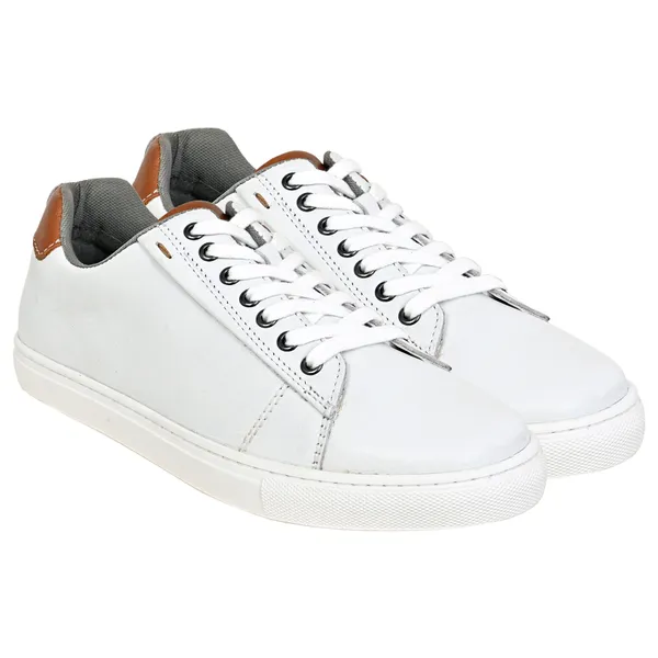 White_Suede_Lace-Up_Sneakers_For_Men