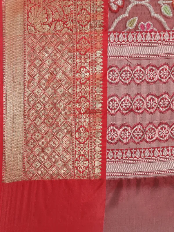 Maroon_Art_Silk_Banarasi_Sarees_For_Women