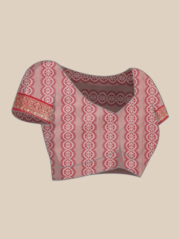 Maroon_Art_Silk_Banarasi_Sarees_For_Women