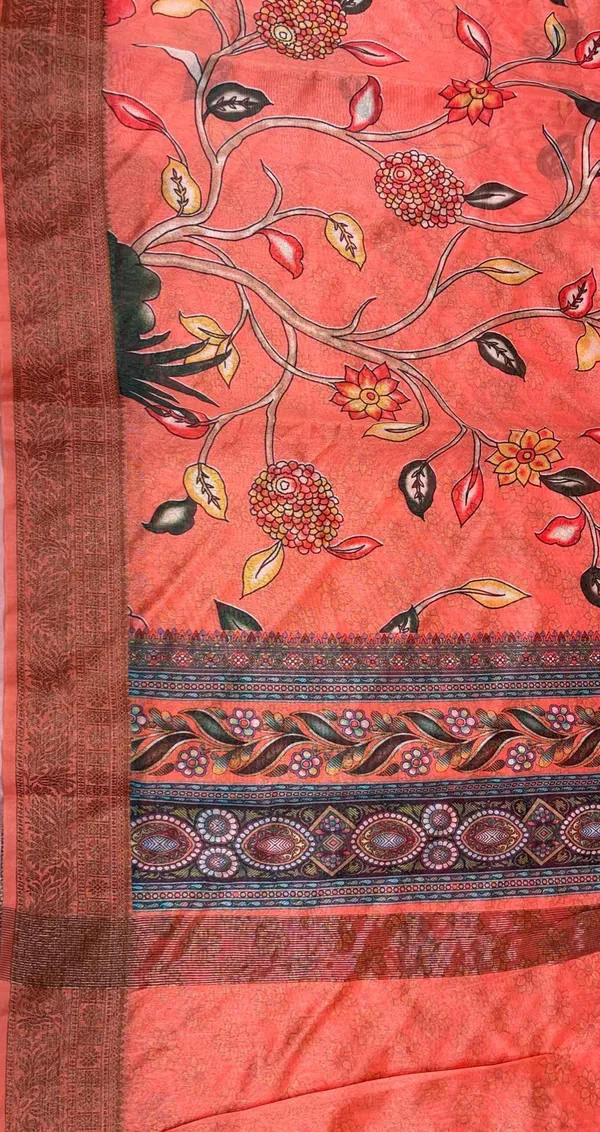 Humairah_Presents_Orange_Warm_Silk_Floral_Alfi_Jaal_Digital_Print_Copper_Zari_Border_Banarasi_Saree_with_Orange_Chunri_Booti_Blouse