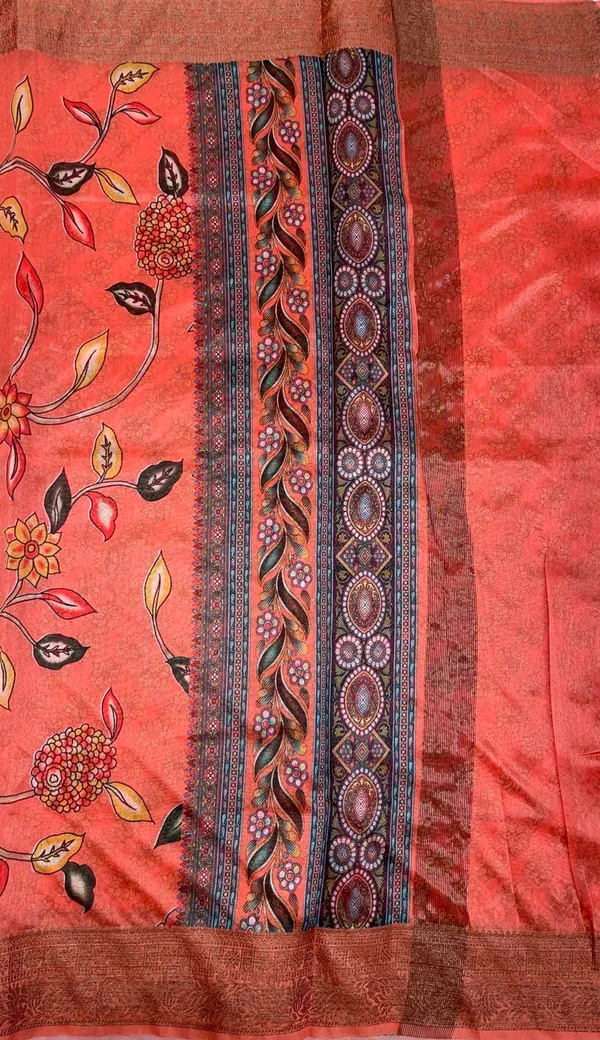 Humairah_Presents_Orange_Warm_Silk_Floral_Alfi_Jaal_Digital_Print_Copper_Zari_Border_Banarasi_Saree_with_Orange_Chunri_Booti_Blouse