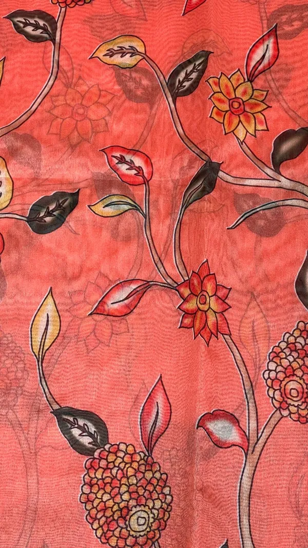Humairah_Presents_Orange_Warm_Silk_Floral_Alfi_Jaal_Digital_Print_Copper_Zari_Border_Banarasi_Saree_with_Orange_Chunri_Booti_Blouse