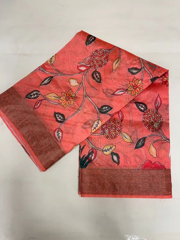 Humairah_Presents_Orange_Warm_Silk_Floral_Alfi_Jaal_Digital_Print_Copper_Zari_Border_Banarasi_Saree_with_Orange_Chunri_Booti_Blouse