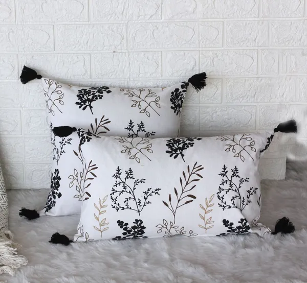 Pack_of_2_Piece_Black_Cotton_Bloom_Bliss_Printed_Collection_Cushion_&_Pillow_Cover_for_Living_Room_and_Bedroom