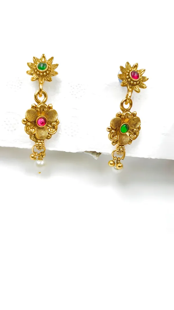 Alloy_Choker_Set_Gold_Plated_For_Women