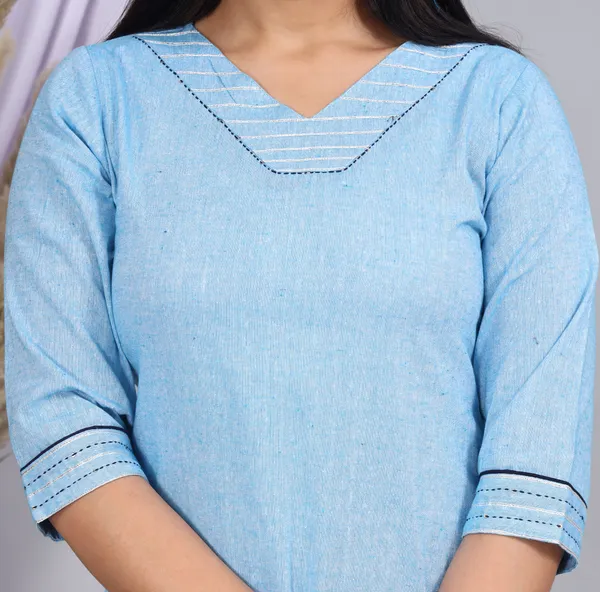 Purple_Khadi_Cotton_Printed_Casual_Wear_Kurti_For_women