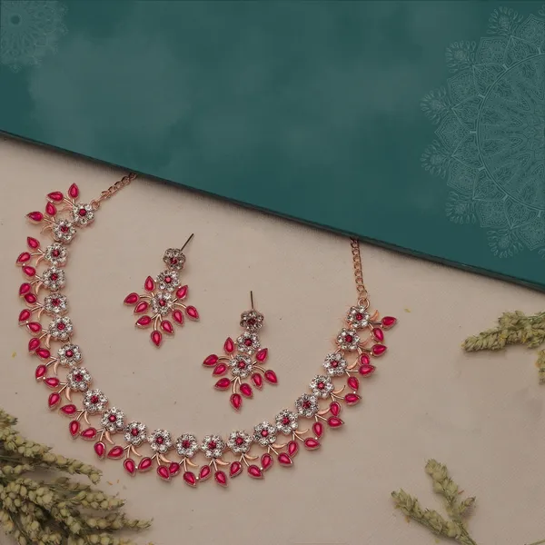 Gujju_Latest_Necklace_Set_With_Earrings_For_Girls_And_Women