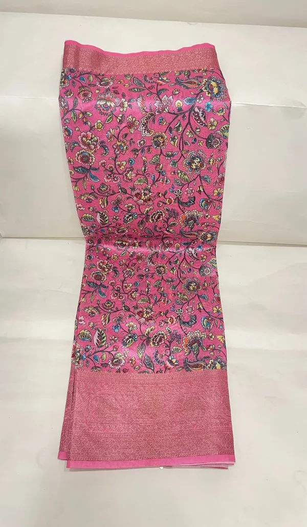 Humairah_Presents_Pink_Warm_Silk_Floral_Digital_Print_Tilfi_Jaal_Copper_Zari_Border_Banarasi_Saree_with_Floral_Print_Booti_Pink_Blouse