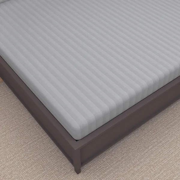 _100%_Cotton_220_TC_Italian_Stripes_Flat_King_Size_Bedsheet_With_2_Pillow_Cover_(108_x_108_Inch,_SILVER_GREY)