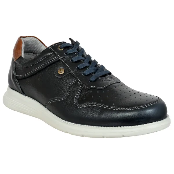 Navy_Leather_Men_Perforations_Round_Toe_Lightweight_Sneakers