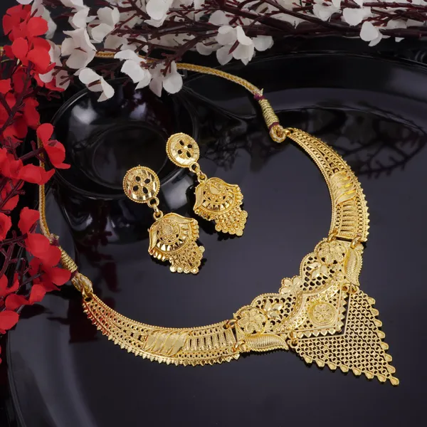 Copper_Dangle_Earring_(Gold)_Classic_Jewellery_For_All_Occassions