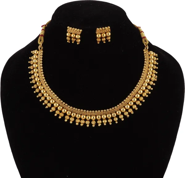 Copper_Stud_Earring_(Gold)_Classic_Jewellery_For_All_Occassions