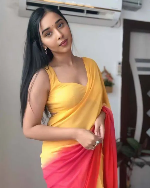 Yellow_And_Red_Color_1-Minute_Ready_To_Wear_Georgette_Saree_With_Blouse_Piece
