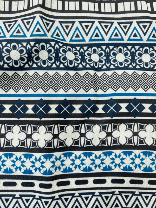 White_&_Black_Color_Printed_Shirt