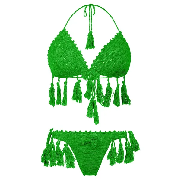 Green_Bikini_Crochet_Lingerie_Set_For_Women