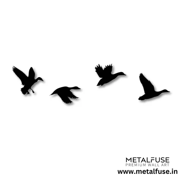 Wooden_Wall_Art_for_Home_Decoration__|_Ducks__|_Black
