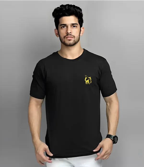 Black_back_Printed_Half_Sleeve_Cotton_T-Shirt_For_Men