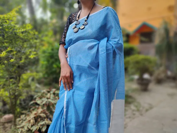 Sky_Blue_Cotton_Silk_Semi_Maheshwari_Zari_Weaving_Handloom_Saree