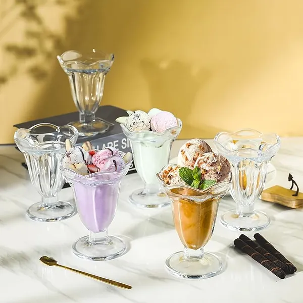 450ML_Ice_Cream_Glasses_Cups_Dishes_for_Desserts,_Milkshake,Fruit_and_Pudding_Glass_Serving_Bowls,Clear_Set_of_(6)