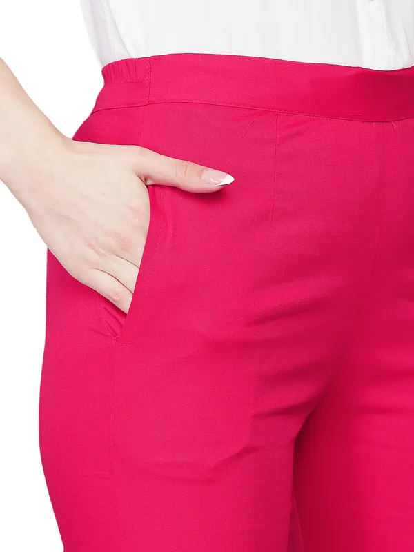Rani_Pink_Trouser__Comfortable,_Stylish_And_Trendy_Casual_Wear