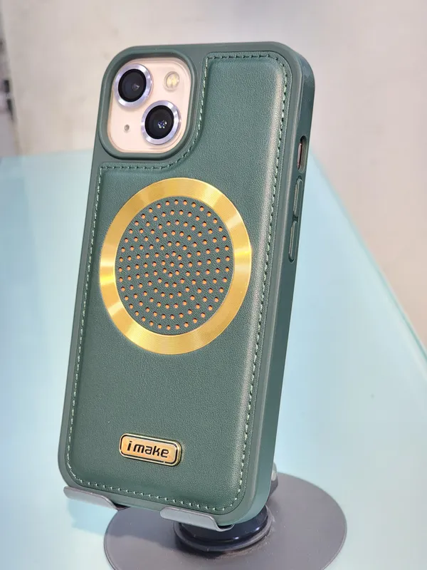 Iphone_11(6.1)_Green_Luxurious_Leather_Magsafe_Case