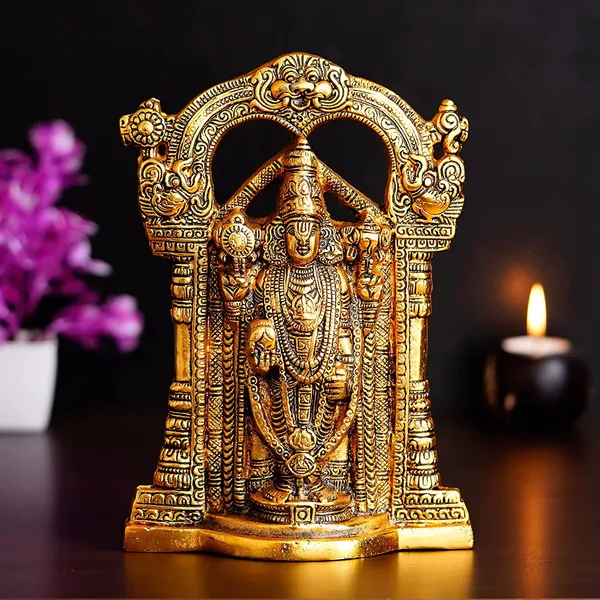 Gold_Tirupati_Balaji,_Sri_Venkateswara_Idol,_Spiritual_Home_Decor_Decorative_Showpiece