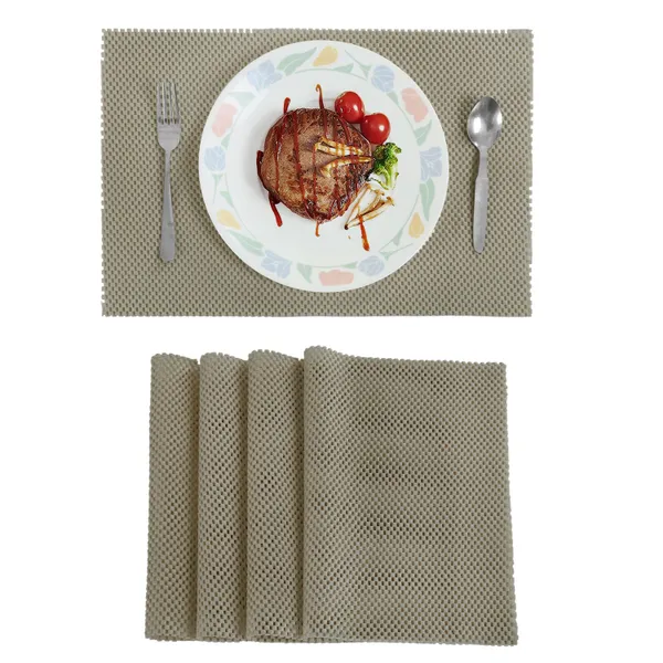 Homerz_Premium_Set_of_6_Table_Mat_for_Dining_Table,_45_x_30_cm,_Washable_and_Anti_Skid,_Soft_and_Durable_(Grey)