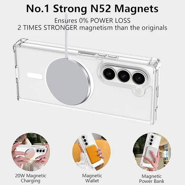 Phone___(Mobile_Cover)__for_Samsung_Galaxy_Z_Fold_6_(2024)_|_Transparent_MagSafe_Scratch-Resistant_Case