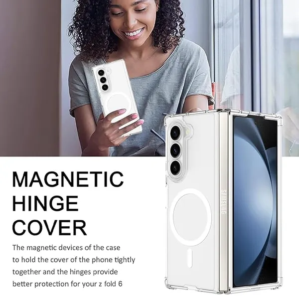 Phone___(Mobile_Cover)__for_Samsung_Galaxy_Z_Fold_6_(2024)_|_Transparent_MagSafe_Scratch-Resistant_Case