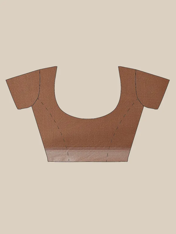 Grey_Masrise_Cotton/Cotton_Banarasi_Sarees_For_Women