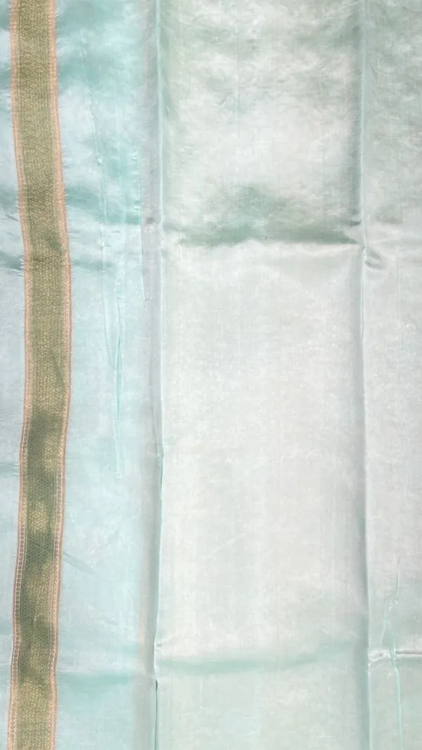 Humairah_Pure_Handloom_Light_Sea_Green_Dupion_Silk_Floral_Mina_Jaal_with_Contrast_Red_Silver_Mina_Golden_Skirt_Border_and_Light_Sea_Green_Blouse