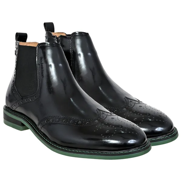 Black_Brush-Off_Leather_Brogues_Mid_Top_Blocked_Heel_Regular_Boots