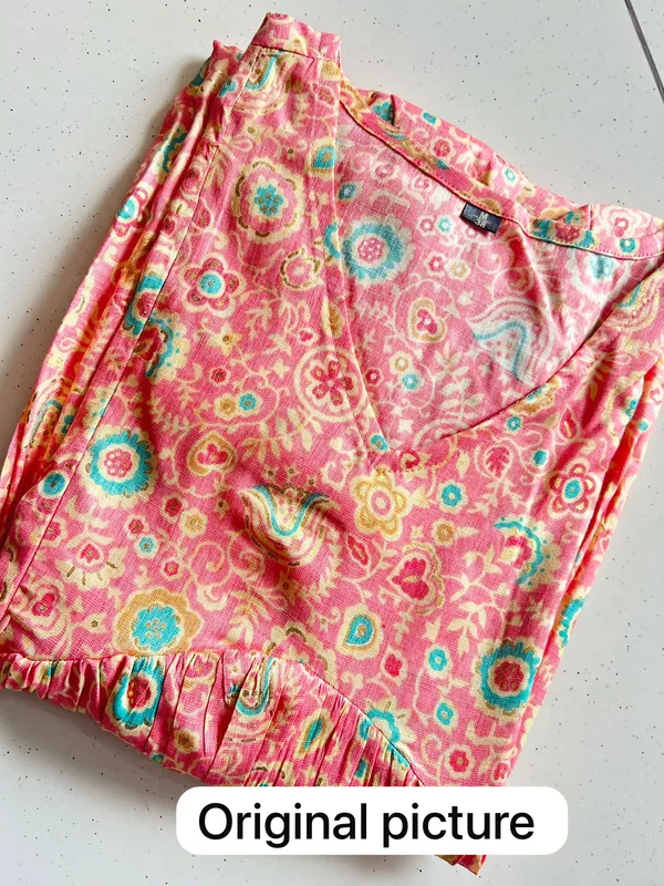 Classic_Peach_Capsule_Printed_Rayon_Maternity_kurti