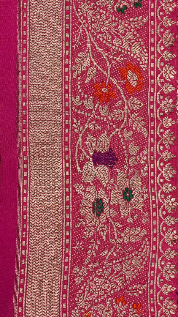 Humairah_Pure_Handloom_Pink_Katan_Silk_Kadhwa_Jangla_Tilfi_Mina_Zari_Jaal_with_Kadhwa_Mina_Pallu_and_Golden_Stripe_Pink_Blouse