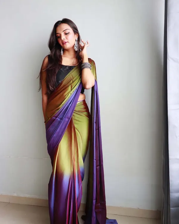 Peacock_Color_1-Minute_Ready_To_Wear_Naylon_Saree_With_Blouse_Piece