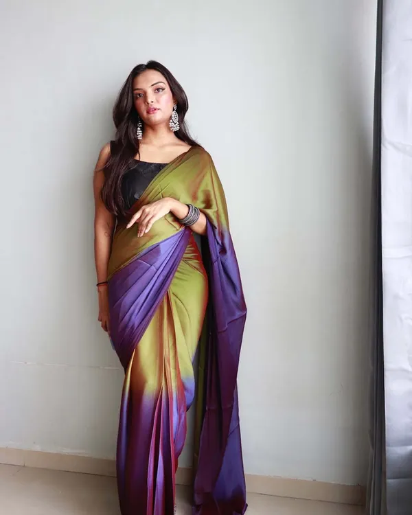 Peacock_Color_1-Minute_Ready_To_Wear_Naylon_Saree_With_Blouse_Piece