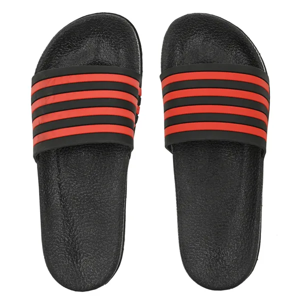 Black_Silicon_Strap_And_Pvc_Slip_On_Sliders_For_Men