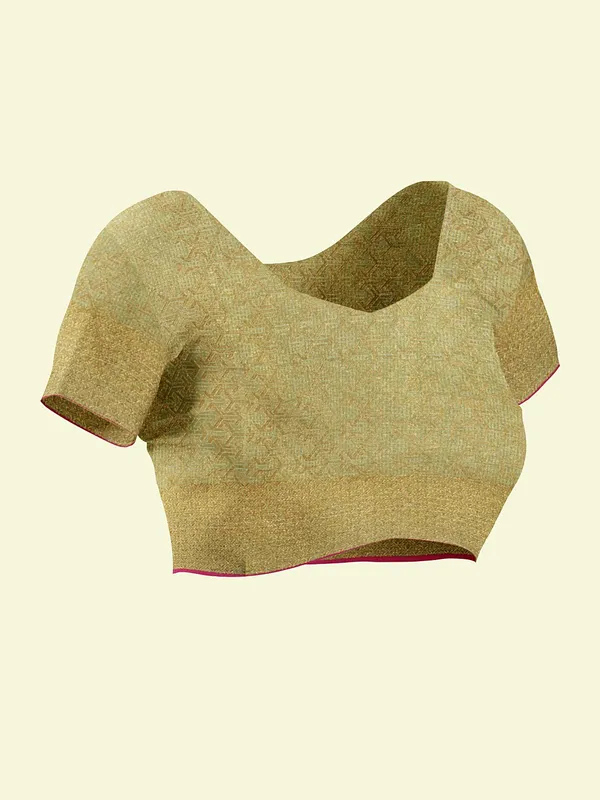 Green_Cotton_Blend_Banarasi_Sarees_For_Women