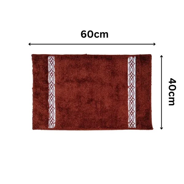 Rust_Zodico_Anti-Skid_Bath/Room_Mat_40x60cm_Cotton